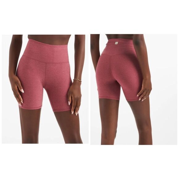 VUORI Clean Elevation Shorty BIKER SHORT Size XL NWT‎ Desert Rose Heather PINK - Picture 4 of 8